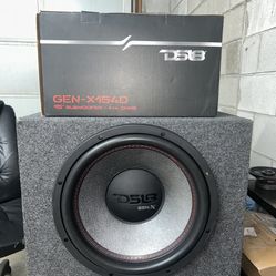 Brand New 15" DS18 Subwoofer w/Planet Audio Amp
