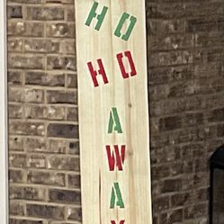 Handmade Christmas Porch Sign