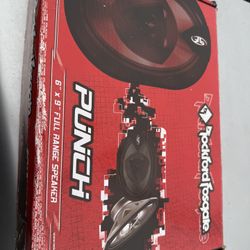 Rockford Fosgate Punch 6x9 Car Speakers New 