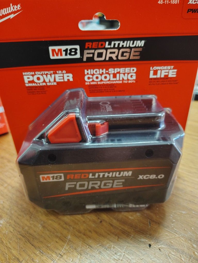 Milwaukee 8.0ah Forge Battery