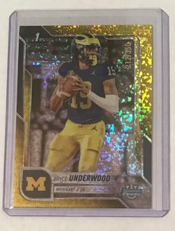 Bryce Underwood color match numbered /350