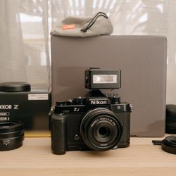 Nikon ZF With 40mm and 26mm Grip and Flash 