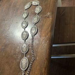 Silver belt