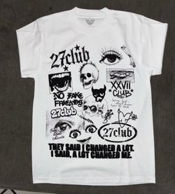 27 CLUB I CHANGED WHITE TEE