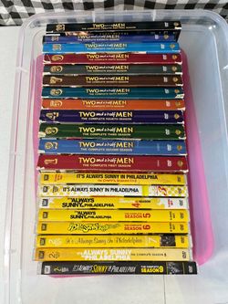 2 1/2 men and always sunny in Philadelphia DVD collection for “two and a Half Men” and “always sunny in the Philadelphia”