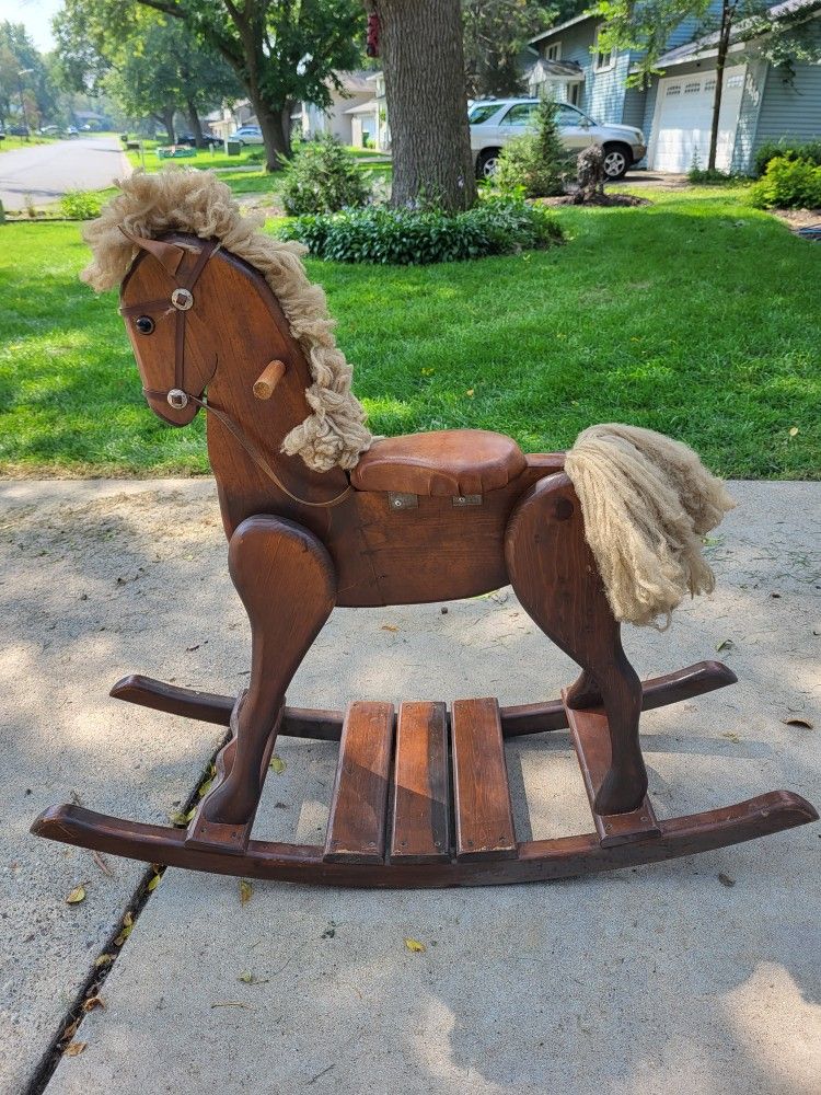 Wood Rocking Horse