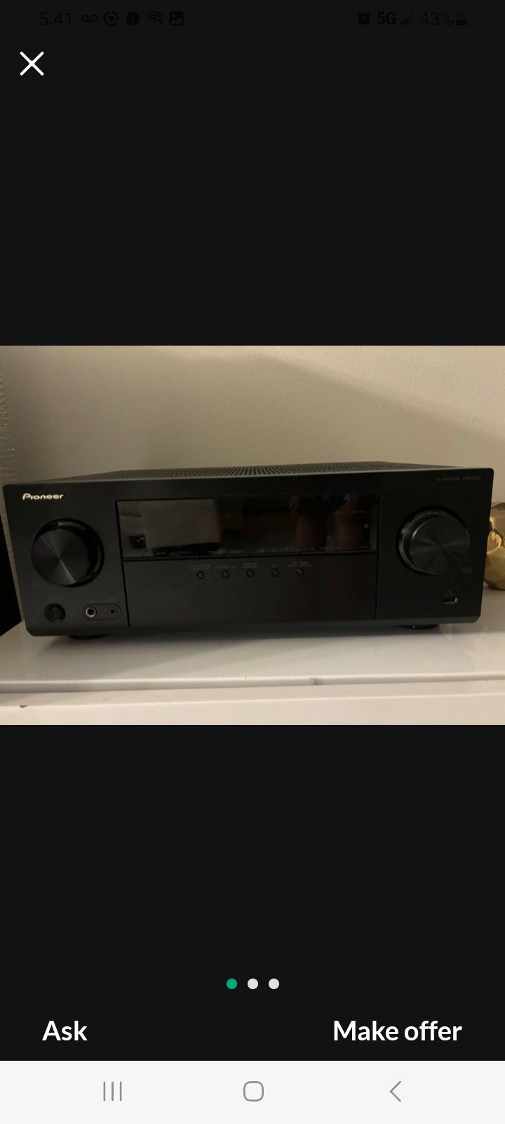 AV RECEIVER VSX 523 Pioneer