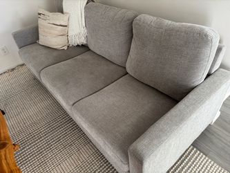 Living Spaces Light Grey Couch