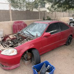 2000 Honda Civic Si Original Rolling Chassis