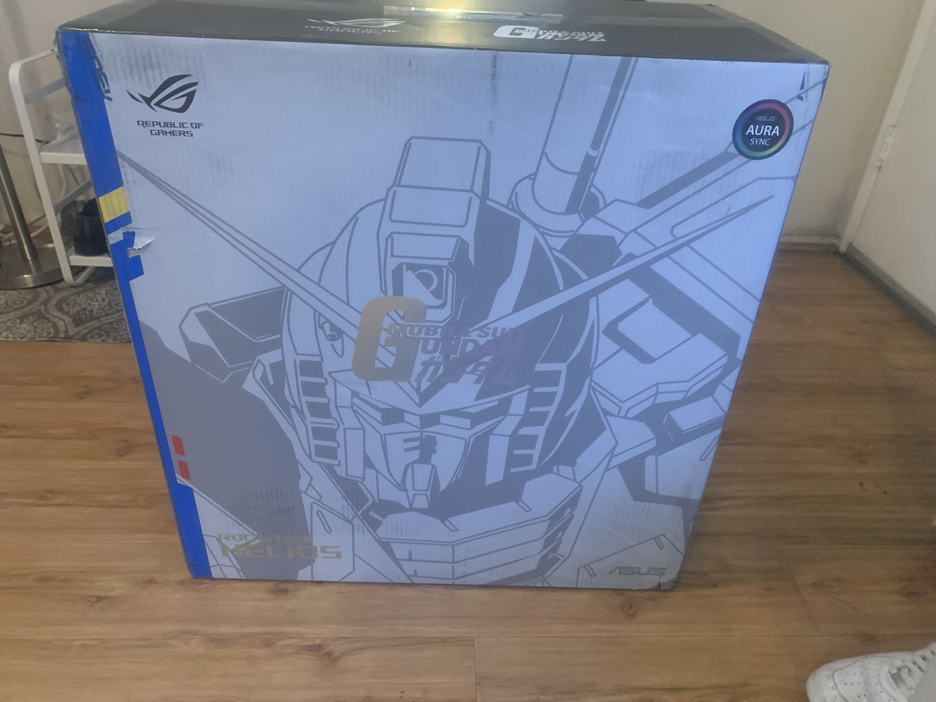 NEW ASUS ROG Strix Helios GUNDAM EDITION RGB ATX/EATX Mid-Tower Computer Case