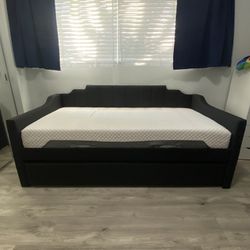 twin bed frame and mattress 