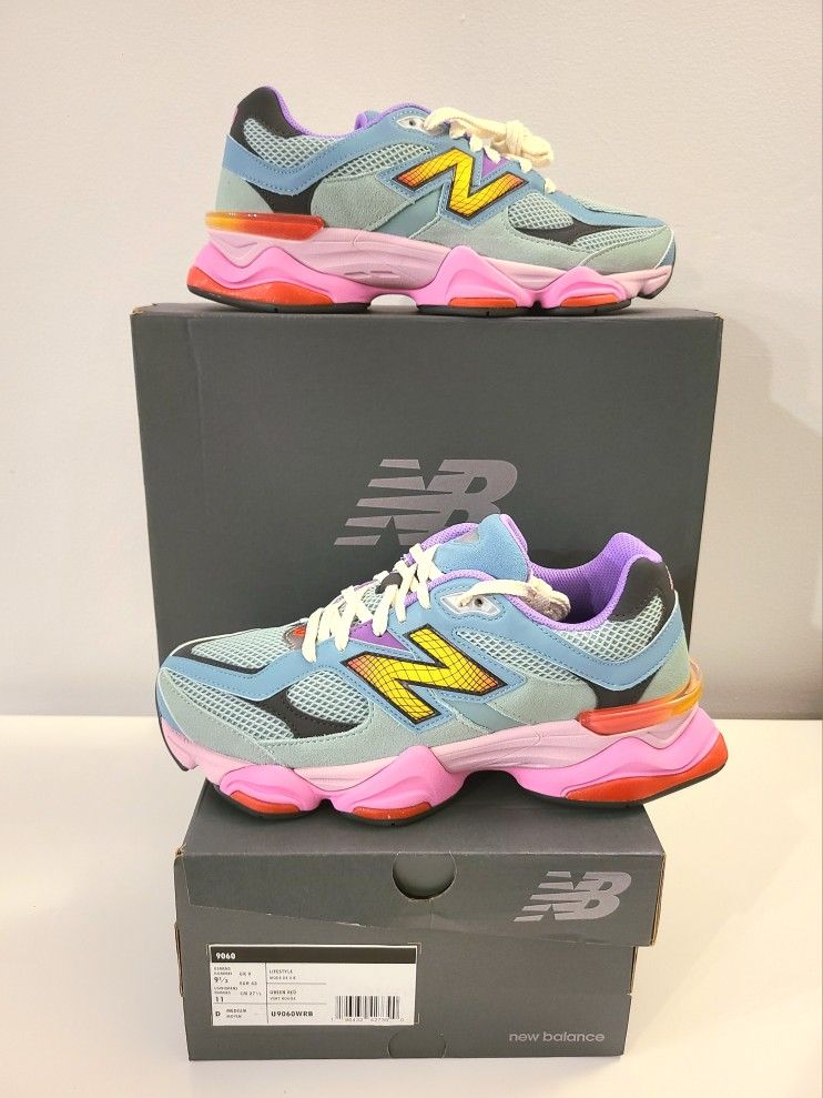🔥💦 Size 9.5 - New Balance 9060 Warped 💦🔥