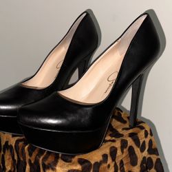 Platform Pumps Black