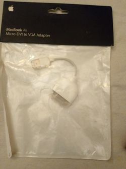 MACBOOK AIR MICRO-DVI TO VGA ADAPTER