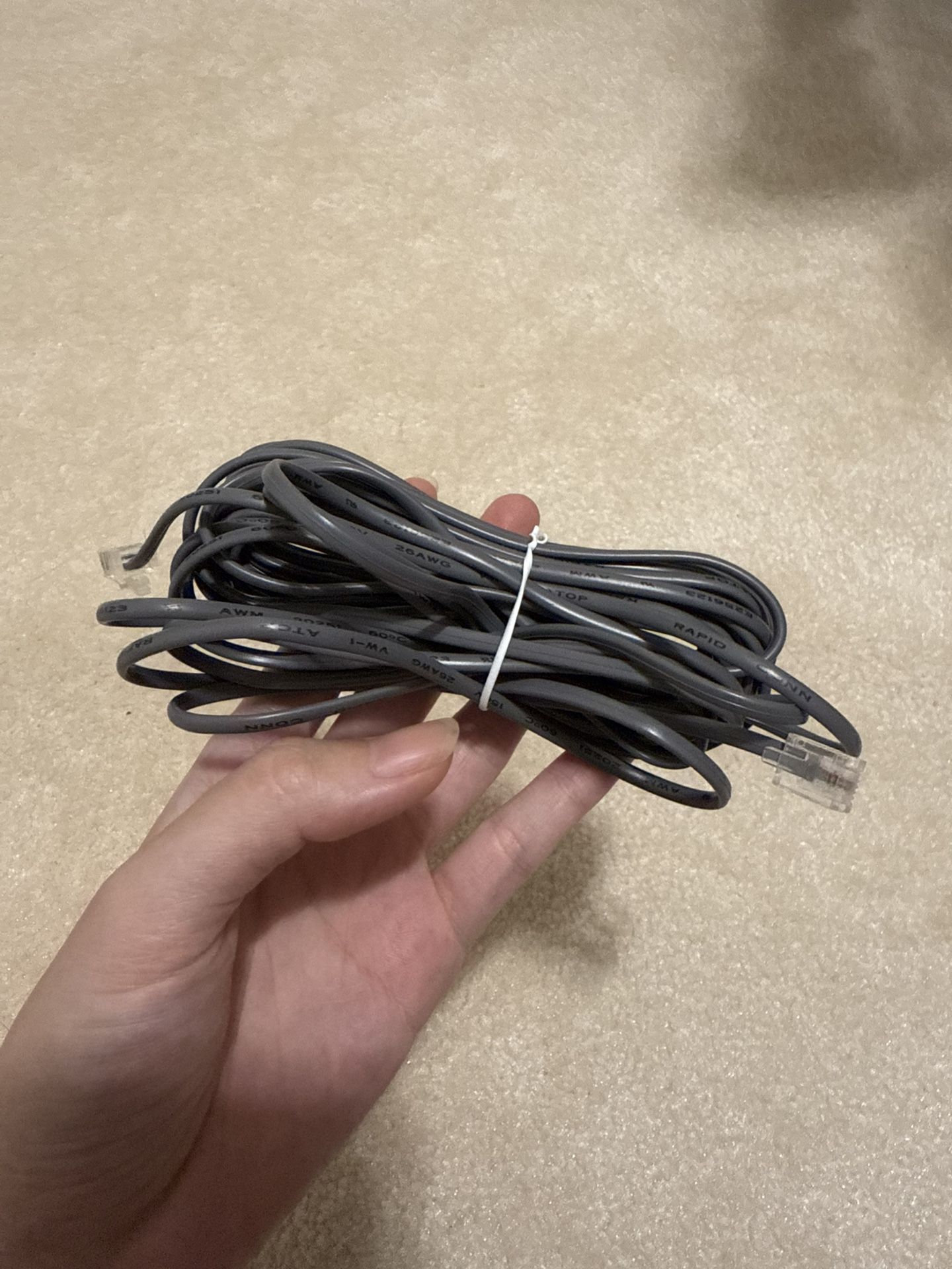 RJ11 Cable (New, Never Used)