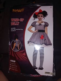 Wind-up doll Halloween costume