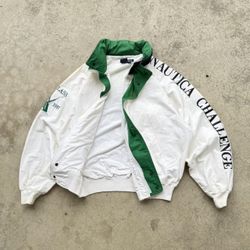 Vintage Distressed Nautica Challenge Windbreaker Jacket