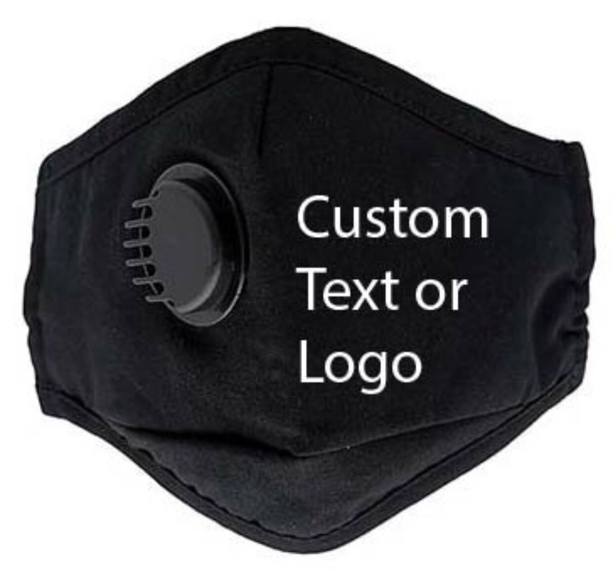 Custom reusable face mask cotton + 3pcs filters