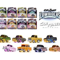CarTuned 1:64 Lowriders SHOW GLOW Series 2 Assortment 8 Car Set,