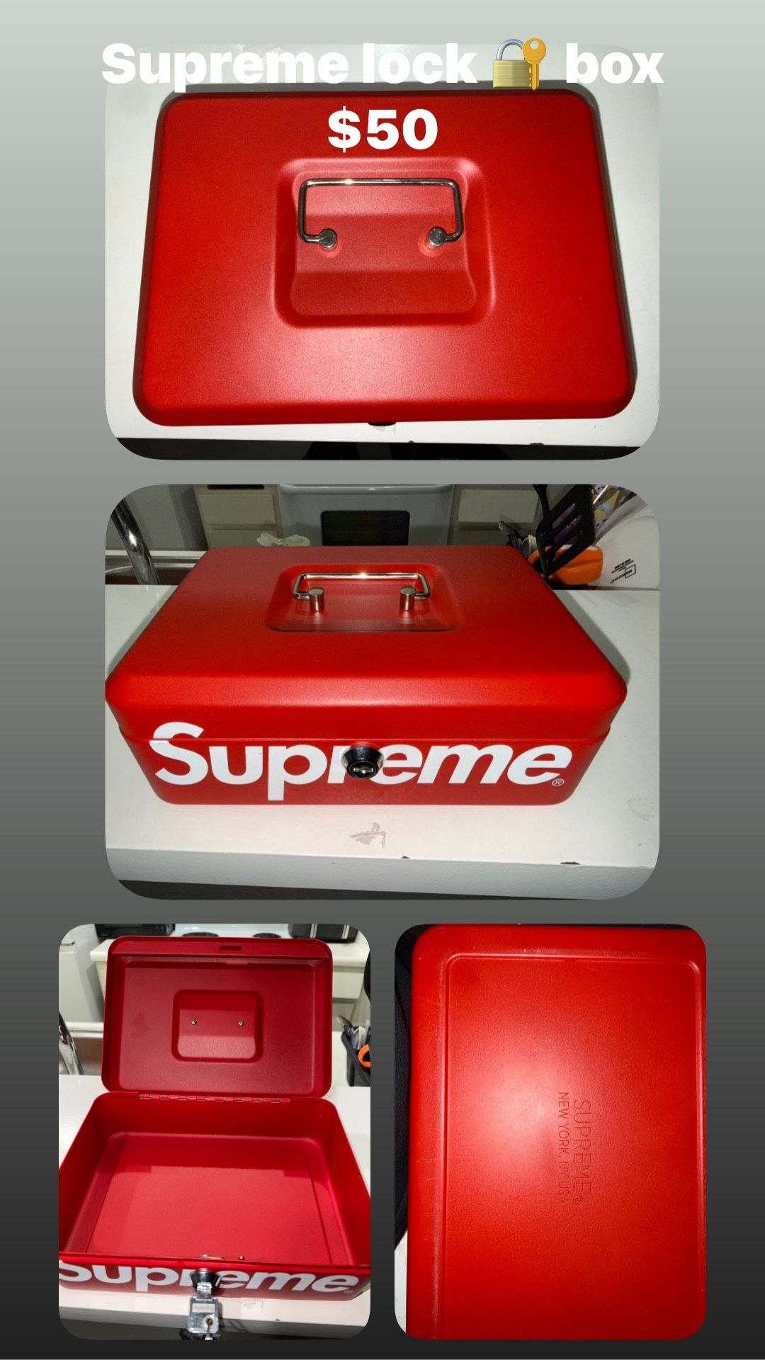 SURPREME LOCK BOX (key Included )