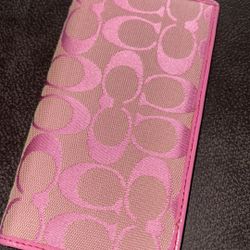 Coach Barbie Pink Checkbook