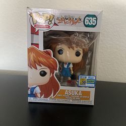 EVANGELION Asuka Official Con Sticker Funko Pop