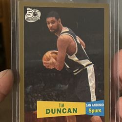 Tim Duncan basketball card