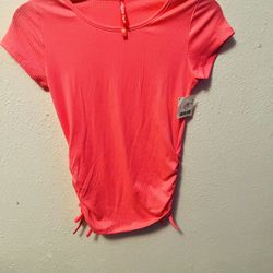Girls Pink Shirt Size L