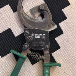 Greenlee 760 Ratcheting Cable Cutters