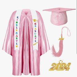 Cap And Gown With 2024 And 2025  Charm 