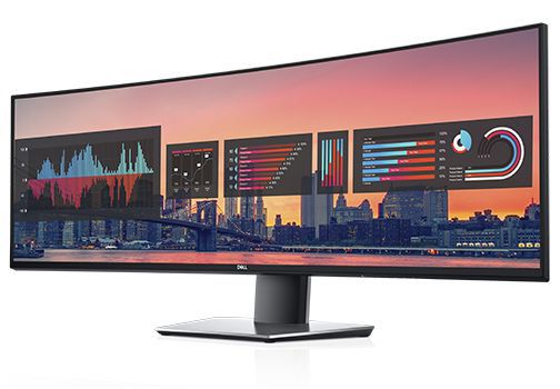49-inch curved with super ultra wide and ultra sharp IPS Monitor and native KVM by Dell