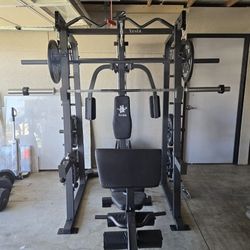 Smith Machine 2001 | Multi-Use Adj Bench | Gym Equipment | Fitness | Squat Rack | Excercise |🔴WEIGHTS AND BARBELL SOLD SEPARATELY 🔴 FREE DELIVERY 🚚