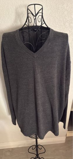 Alfani 100% Merino Wool V-Neck Sweater XL