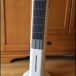 Arctic Air Tower+ Indoor Evaporative Cooler with Oscillating and Quiet Fan Function, Auto-Off Timer, 4 Fan Speeds, LED Night Light, 16-Hour Cooling