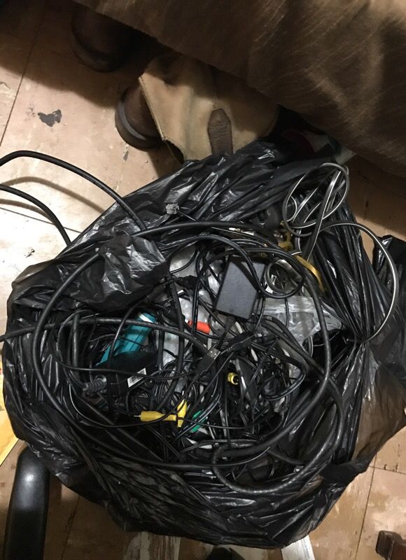 Bag of electrical wires