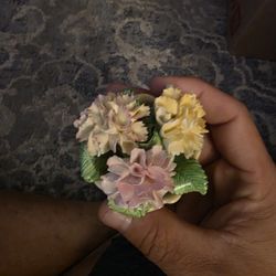 Coalport England Porcelain Flowers