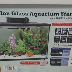 55 Gallon Starter Fish Tank Complete