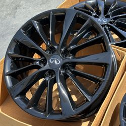18” Infiniti Q50 factory wheels rims gloss black new