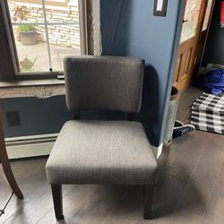 Grey Accent Chair 