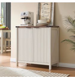 32" Sideboard Buffet Cabinet with Storage, Coffee Bar Cabinet