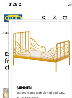 IKEA extendable Kid’s Bed with twinsize mattress