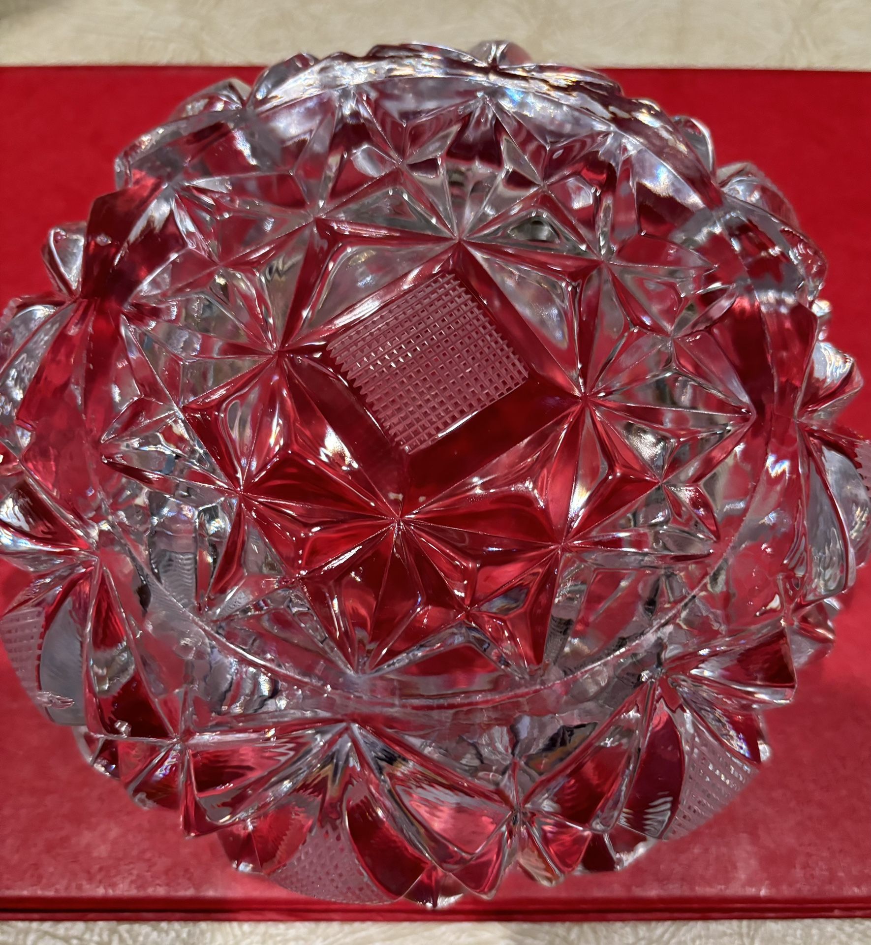 Cut Crystal ashtray/small bowl