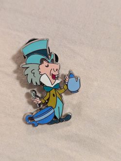 Disney Alice in Wonderland Mary Blair Mad Hatter Tea Party Enamel Pin