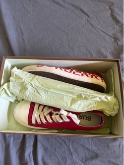 Burberry red shoes size: 9.5