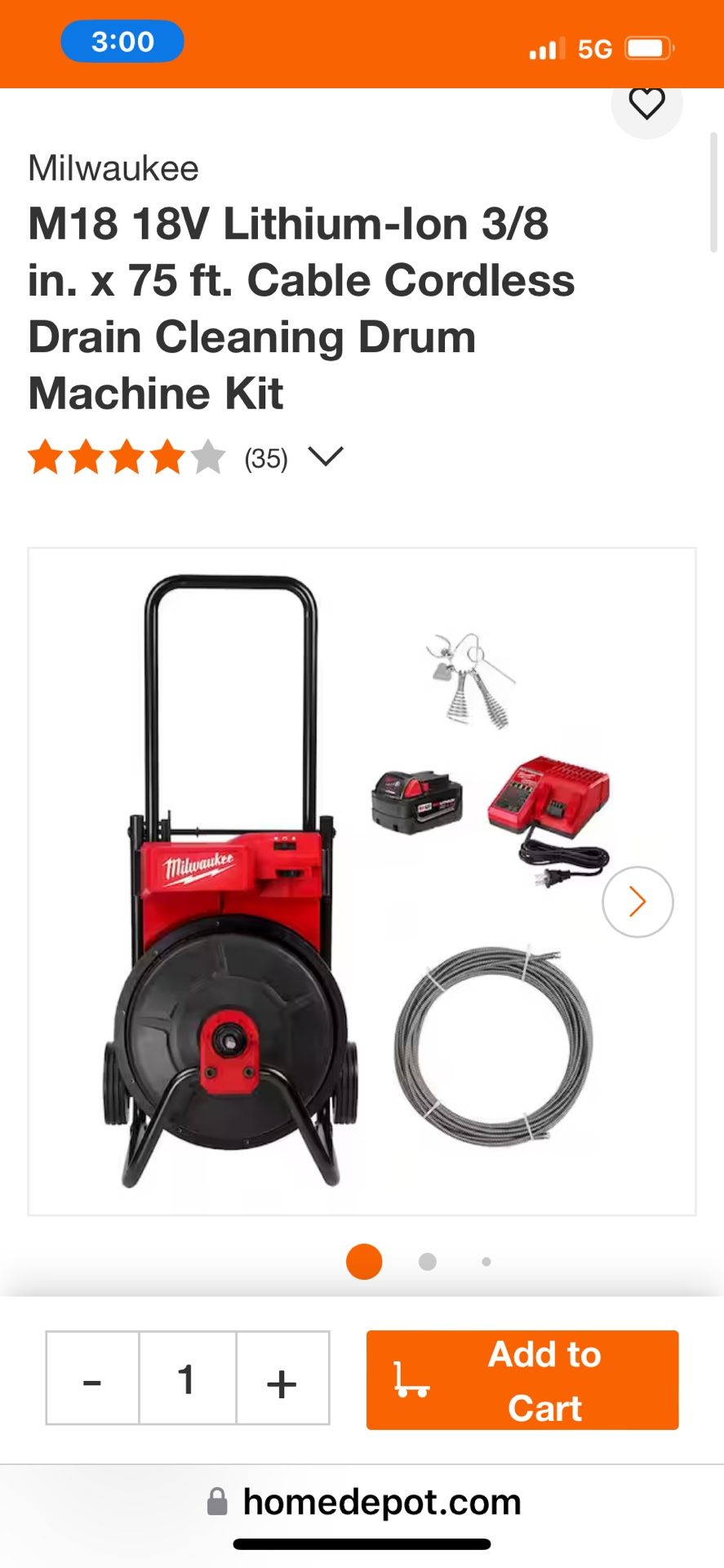 Milwaukee Drain Cleaning Drum
