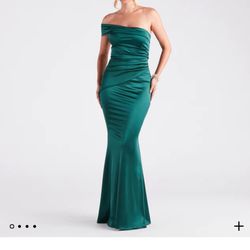 Formal One Shoulder Mermaid Dress 