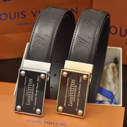 Belts. Gold and Silver Buckle 