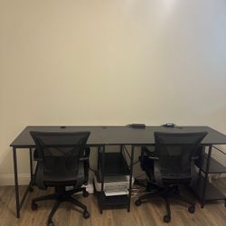 Black Work Desk