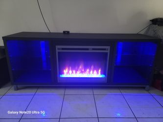 Tv Unit With Fire Place