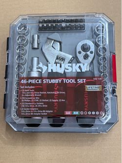 HUSKY -  46 pc stubby Tool set SAE/MM